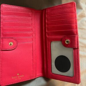 Pink Kate spade wallet like new no blemishes